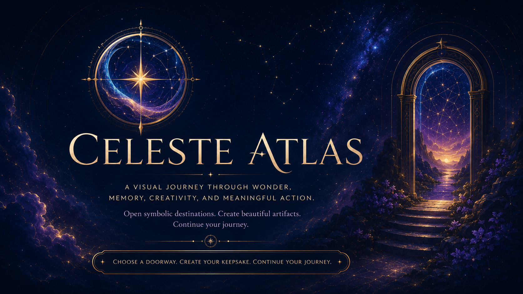 Celeste Atlas brand visual